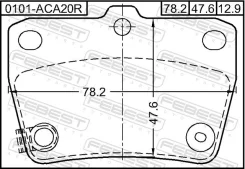 ������� ��������� Toyota RAV4 -00 ����. (� ��������������� ���������) Febest 0101ACA20R ����