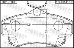 ������� ��������� �������� Febest 2001-PTCF 2001PTCF ����