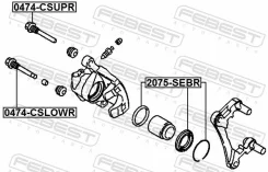 ����������� �������� ���������� ������� Chrysler Sebring II 2006-2010 Febest 2075SEBR ����