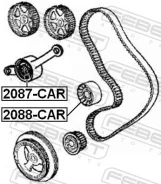 ����� �������� ����� ��� | Febest | 2088CAR 2088CAR ����