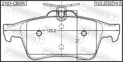   |  / | Febest 2101CBSR Mazda 3 BK 2003-2010 [GEN] 2101CBSR 