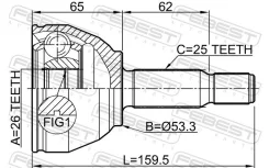 ���� FORD Transit Connect TC7 2002-2013 �����. 2110TRCD 2110TRCD ����