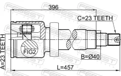 ���� ���������� ������ Febest 2111-CB316RH 2111CB316RH ����