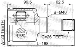 ���� FORD Focus C-MAX CAP �����. ���. Febest 2111CB420LH ����