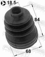 ������� ���� ����������, ��������, 68x84x18.5, ������, ����� ��� FORD Fiesta Febest 2115-CBKT 2115CBKT ����