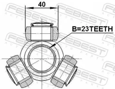 ������ ��� OPEL Astra, KIA CEED, KIA PRO CEED febest 2116-cb320at 2116CB320AT ����