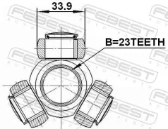 ������ ��� Volvo V70, Volvo 240, Honda Civic febest 2116-foc20 2116FOC20 ����