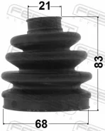 ������� ���� �������� �������� 68x83x21 ����/��� Febest [2117CBK] 2117CBK ����
