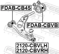 ����� ������� �������� ������ ������ Febest 2120Cbvrh 2120CBVRH ����