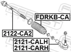 ���������� ������� ���� ����� ��� FORD Mondeo, Volvo V70, Volvo V60 febest 2121-calh 2121CALH ����