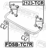 ���� ������������� FORD Transit Connect TC7 2002-2013 ����. Febest 2123TCR ����
