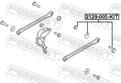 ���� � ������������ �-��! �����, ����� Ford Focus II 05-07/Mondeo 00-07 Febest 2129005KIT 2129005KIT ����