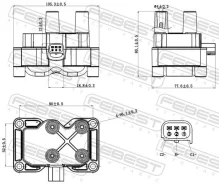 ������� ��������� ��� FORD Focus, FORD Mondeo, FORD C-MAX/Grand C-MAX febest 21640-002 21640002 ����