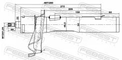 ����������� �������� ����� FORD Focus C-MAX CAP 20 Febest 21665158fl 21665158FL ����