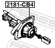 ������� ��������� ������� Febest 2181-CB4 2181CB4 ����
