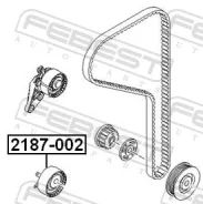 ����� ����� ��� FORD Focus C-MAX CAP 2003-2007 Febest 2187002 ����