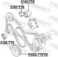 ����� FORD Transit TT9 -14 �������� Febest 2188TT9 ����