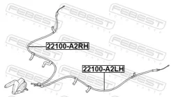 ���� ������� ������� ��� Febest [22100A2LH] 22100A2LH ����