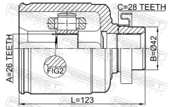 ���� ���������� 26x42x28 | ����� ���� | Febest ������� 2211Opirh | �������� �� ��, ������, 5 ����� | �������� �� 12 ��� | ������ � ������� | ������� 2...