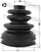 ������� ����� ����������� �������� ��� KIA CEED, KIA PRO CEED febest 2215-cdt 2215CDT ����
