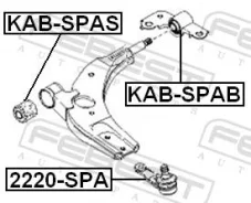 ����� ������� ��������� ������� ������ Febest 2220SPA 2220SPA ����