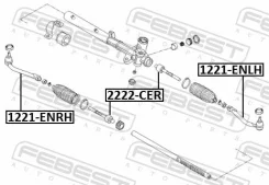 ���� ������� L/R (��� �����������. �� ��������� ������) Febest 2222-CER 2222CER ����