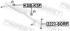 ���� ������������� �������� ������ ����� ��� SAAB 9-3, OPEL Vectra C, KIA Sorento febest 2223-sorf 2223SORF ����