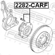 ������� ������ Hyundai Entourage 06 2007- �����. Febest 2282CARF ����