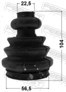 ������� ����� ����������� �������� ��� Volkswagen Transporter V, Volkswagen Multivan V febest 2315-t5rh 2315T5RH ����