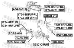 ����� ������� ������ �������� �������� A5/S5 Coupe/Sportback (2008)/A6 [C6,4F] (2005-201 [178Febest2320Q5LOWF] 2320Q5LOWF ����