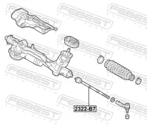 ���� ������� AUDI Q3/Sportback 2020- Febest 2322B7 ����