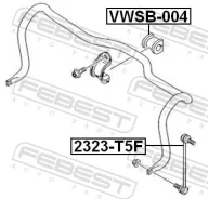 ���� ������������� �������� ������ ����� ��� Volkswagen Transporter, Volkswagen Multivan, Volkswagen Eurovan [USA] febest 2323-t5f 2323T5F ����