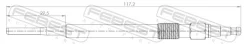 ����� ����������� MN980234 Mitsubishi Outlander CW0# 2005.12-2013.04 [GE] 23642-005 Febest 23642005 ����