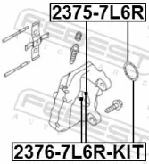 ���. �-�� ����. ���������� �������� (� �������) Febest 2376-7L6R-KIT 23767L6RKIT ����
