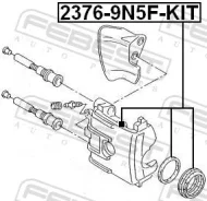 ������� �������� ���������� ��������� ����������� D54 #1K0615123D AUDI A3/S3/Sportb. /LIM. /QU. 2004-2013 [MEX] 2376-9N5F-KIT Febest 23769N5FKIT ����