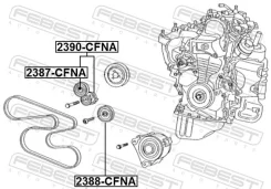 ���������� ����� AUDI A3/S3/Sportb. /LIM. /QU. 2004-2013 Febest 2390CFNA ����