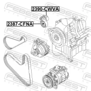 �����-���������� ����������� ����� Skoda Octavia (A7) (2013) [178Febest2390CWVA] 2390CWVA ����