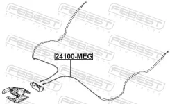 ���� ����������� ������� Febest 24100-MEG 24100MEG ����