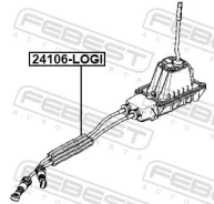 ���� ������������ ������� ��� Dacia Logan, Renault Duster, Renault CLIO IV febest 24106-logi 24106LOGI ����