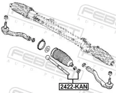 ���� ������� Nissan Rogue T33 2021- Febest 2422KAN ����