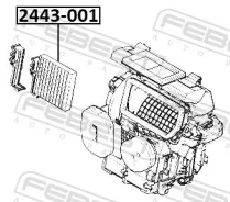 ������ ������ Nissan Micra FLIN MAKE K14FR 2016.12- Febest 2443001 ����