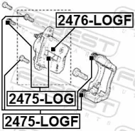 ������� �������� ���������� ��������� d48 Febest 2476LOGF 2476LOGF ����