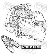 ����� ��������� | ����/��� | ��� Renault Megane, Renault Laguna, Renault CLIO febest 2481f-logii 2481FLOGII ����