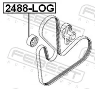 �������� ����� ���������� ����� ��� Renault Megane, Renault Laguna, Renault CLIO febest 2488-log 2488LOG ����