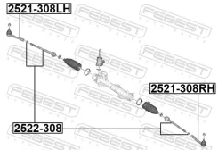 ���������� ������� ����� Febest 2521308RH 2521308RH ����