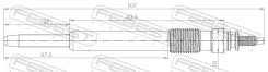 ����� ����������� 9651029780 FIAT Ducato 2001-2006 25642-007 Febest 25642007 ����