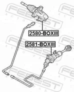 ������� ������� ��������� ��� Peugeot Boxer, FIAT Ducato, Citroen Jumper febest 2581-boxiii 2581BOXIII ����