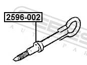 ���� ������������� Febest ���� 307, 206, 407 (7213T1, 9634882780. 7213HF. 674412. 674413. 674414. 674416. 674418. 674421. 7252P6. 7212SQ) 2596002 2596...