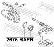 ����������� �������� Honda Accord CR2 2013-2018 ����. (�� ���� �������) Febest 2675RAPR ����
