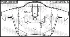 ������� ��������� ������ (� ��������������� ���������) Febest 2701XC90R 2701XC90R ����